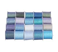 AOWINHIT Filo da Ricamo in Poliestere, Set Colorato da 20 Pezzi | Resistente, adatto per quilting, colori vivaci, perfetto per il cucito fai-da-te