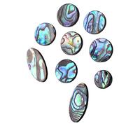 AOWINHIT Finger Pad in Metallo per Sassofono, Elegante Assortimento di 9 Pezzi per la Sostituzione dello Strumento per gli Appassionati di Sax (C351 Capesante a colori)