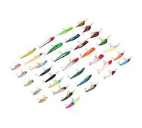 AOWINHIT Kit di Esche da Pesca Miste da 35 Pezzi per Avventure di Pesca in Acqua Dolce e Salata - Esca Dura Durevole con Design Realistico