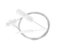 AOWINHIT Kit di Spazzole per la Pulizia di Strumenti in Ottone e Nylon in Acciaio Inossidabile Foro Flessibile Manico Durevole per Tromba Trombone Corno Francese Strumento a Corde