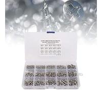 AOWINHIT Kit Viti in Acciaio Inox, Misure Assortite M2 M3 M4 | Materiale resistente alla corrosione, uso durevole, 500 pezzi, per mobili, riparazioni