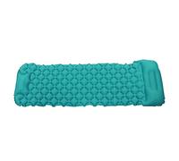 AOWINHIT Materassino Gonfiabile da Campeggio Compatto con Pompa a Pedale per Avventure All'aria Aperta, Escursionismo, Zaino in Spalla, 195x61 Cm (Blu)