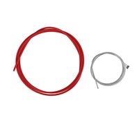 AOWINHIT MEROCA Set di Cavi Freno a velocità Variabile per Bici Resistente Allo Strappo per Mountain Bike Bicicletta da Strada Nucleo in Filo Zincato PVC 1 Set (di trasmissione rosso)