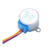 AOWINHIT Motore Passo-passo 12V Quadrifase a 5 Fili Compatto Ed Efficiente per Progetti Fai da Te 28BYJ-48 Argento