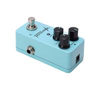 AOWINHIT Pedale Effetto per Chitarra Overdrive Analogico con Controlli Regolabili per Chitarristi, Struttura Compatta in Metallo in Lake Blue