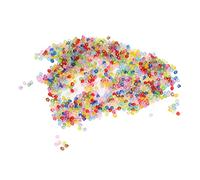 AOWINHIT Perline Sfaccettate Fornitura Artigianale con Foro Piccolo da | Materiale acrilico, Ideale per la creazione di gioielli, Colori brillanti, Leggero, Ottimo per progetti fai-da-te