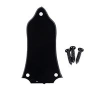 AOWINHIT Piastra di Cappa per Chitarra Elettrica Piatta in Plastica Robusta Robusta per Capriata Decorativa Piastra di Copertura Nera Manutenzione di Manutenzione Strumento di (Gr49)