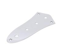 AOWINHIT Piastra di Controllo Bass Jazz in Acciaio di Ricambio in Metallo Chitarra Elettrica a 4 Buche Versatile Pratico
