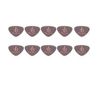 AOWINHIT Plettri per Chitarra in Celluloide 10 Pezzi Accessori Durevoli Dai Toni Caldi per il Colore del Legno del Basso Elettrico Classico Acustico (Modello di banconote da 0,71 mm)
