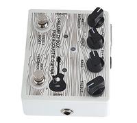AOWINHIT Preamplificatore Elettrico a Pedale per Chitarra Compatto con Indicatore LED per Prestazioni acustiche. Lega di Alluminio