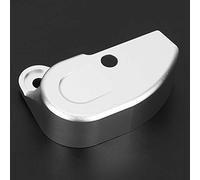 AOWINHIT Protezione Copertura Interruttore Cavalletto Laterale in Alluminio, Protezione Interruttore Durevole per G310GS G310R, Accessori di Alta qualità, Argento/nero, 1 unità (Argento)