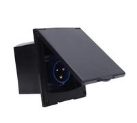 AOWINHIT Scatola di Ingresso Alimentazione per 3 Poli 16A Spina di Ingresso Alimentazione Acqua Materiale ABS IP44 Nominale per Generatore di Roulotte Rimorchio