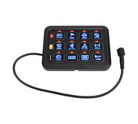 AOWINHIT Scatola relè Touch Dimmerabile con Pannello Interruttori RGB a 12 Gruppi per Retroilluminazione Blu per, Camion, Auto, Barca