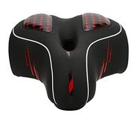 AOWINHIT Sella per Bicicletta Big Bum Morbido Cuscino in Silicone con Sfera di Sospensione per Mountain Bike Ciclismo Comfort 1 unità (Sella grande con foro centrale (versione cava))