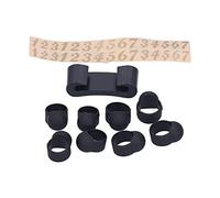 AOWINHIT Set Culla Protettiva in Silicone con Maniche per Dita del Tamburo per Musicisti di Batteria Eterei, 8 Pezzi, Morbido e Resistente Ai Graffi