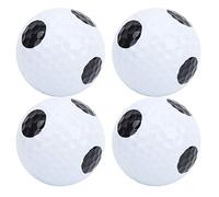 AOWINHIT Set di 4 Palline da Pratica per il Putting da, Palline da Gioco a Doppio Strato con 332 Gallerie del, Materiale in Gomma Sintetica per un Migliore Controllo della Direzione