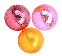 AOWINHIT Set di Palline da Placcate Palline da Pratica in Metallo Resistente da 3 Pezzi per Allenamento Indoor e Outdoor 1,68 Pollici