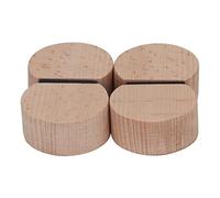 AOWINHIT Set Fermaporta in Legno, Confezione da 4 Design Durevole | Antiscivolo, insonorizzato, adatto a tutti i di pavimento, funziona bene in casa, in ufficio