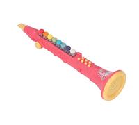 AOWINHIT Simpatico Clarinetto per Bambini, Strumento Regolabile con Volume, Regalo per Bambini, Clarinetto Educativo, modalità di Riproduzione Musicale Divertente, 3+ Anni (Rosso)