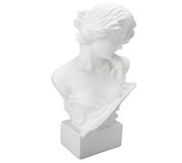 AOWINHIT Statua della Dea Greca, Arredamento Classico in Resina | Design vintage, resina sintetica di alta qualità, decorativa per soggiorno, base stabile, facile da pulire