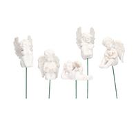 AOWINHIT Statuette di Cupido su Bastone, Dimensioni e Pose Assortite | Materiale in resina resistente, impermeabile, adatto per la decorazione del giardino