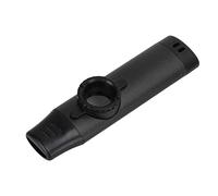 AOWINHIT Strumento Musicale Kazoo in Metallo con Tenuta Regolabile per Divertimento Canticchiante - Design in Resina Resistente e Metallo con 5 Diaframmi per Flauto (Nero)