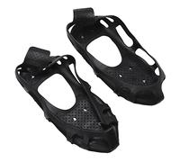 AOWINHIT Tacchetti da Ghiaccio Antiscivolo per Scarpe da 24 Tacchetti con Materiale Termoplastico Resistente per Camminare su e Ghiaccio - Confezione da 2 (XL)