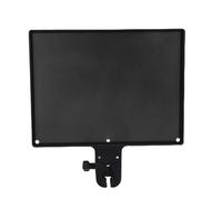 AOWINHIT Vassoio Supporto per Microfono Supporto Stabile per Rack con Morsetto per Microfono in ABS per Registrazione di Musica Dal Vivo Streaming Live, Design con Morsetto Universale, 10,6x11x1,4