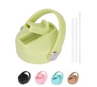 AOWVUTS Coperchio con Cannuccia per Hydro Flask Wide Mouth 32oz Riutilizzabili Coperchio a Prova di Perdite per Hydro Flask Coperchi di Ricambio Adatto per Hydro Flask con 2 Cannucce (Verde)