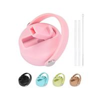 AOWVUTS Coperchio con Cannuccia per Hydro Flask Wide Mouth 32oz Riutilizzabili Coperchio a Prova di Perdite per Hydro Flask Coperchi di Ricambio Adatto per Hydro Flask con 2 Cannucce (Rosa)