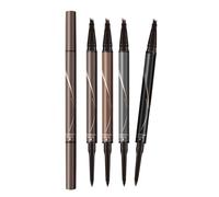 AOWVUTS Matita Sopracciglia Microblading 2 in 1 Brow Pencil con Micro Applicatore a 4 punte e Ultra Precisa Punta per Sopracciglia Naturali