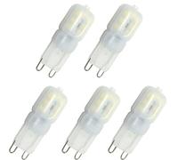 Aoxdi Dimmerabile G9 Lampadina LED Luce Lampada 2.5W, Bianco Freddo, 14 SMD 2835 Dimmerabile Lampadine LED Spot, AC220-240V, Pacco da 5 Pezzi