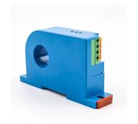 AOXIIUNNH Trasmettitore di Corrente a Circuito Chiuso Hall con Uscita 4,20 mA e Guida DIN da 0-400 A, 0-10 V CC(0-5v,0-100A DC-31MM-DC12-28V)