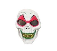 AOYEAH Maschera da clown di Halloween, Carnevale Funny Horror Party Dance Gold Tooth Smiley Mascherina, Ghost Headdress