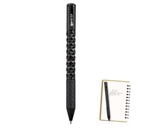 AOYEBO Penna a pieghe con design geometrico in evoluzione, punta di precisione da 0,5 mm e impugnatura ergonomica in silicone (uso ingegneri/artista, inchiostro ad asciugatura rapida) (nero)