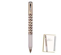 AOYEBO Penna a pieghe con design geometrico in evoluzione, punta di precisione da 0,5 mm e impugnatura ergonomica in silicone (uso ingegneri/artista, inchiostro ad asciugatura rapida) (oro)