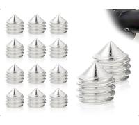 AOYEGIC 12 pezzi di viti senza testa,perni filettati M6x6 per maniglie delle porte,viti senza fine a esagono incassato con cupola conica,utilizzate per ingegneria meccanica,riparazione auto