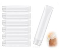 AOYEGIC 6 pezzi set di flaconi da viaggio,contenitori cosmetici ricaricabili trasparenti,flaconi per cosmetici da riempire,contenitori da viaggio a tubo vuoto,flaconi da viaggio(50 ml)
