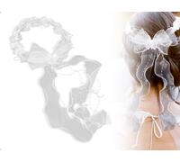 AOYEGIC Accessori Per Capelli Per La Comunione,Corona Per Capelli Da Bambina,Copricapo Di Fiori Da Principessa,Utilizzato Per Comunione,Matrimonio,Festa Della Damigella D'Onore,Anniversario(Bianco)