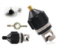 AOYEGIC Adattatore valvola SUP, Adattatore Pompa Aria, Accessori compressore Gonfiabile Portatile, per Kayak, canotto, tavola da Paddle Stand up, Barca a Remi Gonfiabile, tavola SUP (Nero)