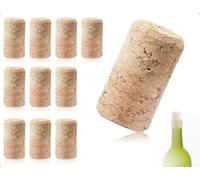 AOYEGIC Confezione da 10 Tappi per Vino, Tappi di Bottiglia in Legno riutilizzabili per Artigianato, utilizzati per Bottiglie di Champagne e Decorazioni Fai da Te, casa, Bar, Ristorante