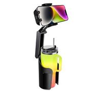 AoYi Car Supporto Auto Portabicchieri Supporto per Smartphone Flessibile Porta Cellulare da Montare nel Portabevande Compatibile con iPhone/Samsung/Huawei/Xiaomi/LG Smartphone