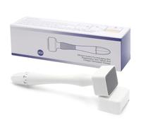 Aoyswuz Derma Stamp 0-3 mm Microneedle Derma Regolabile 140 Inox Aghi Microneedling Impugnatura Antiscivolo per Cura Della Pelle dei Viso