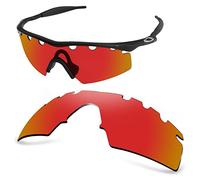 AOZAN ANSI Z87.1 - Lenti di ricambio compatibili con occhiali da sole Oakley M Frame Strike ventilati, Cremisi elettrico, Taglia unica