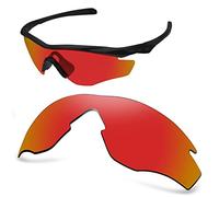 AOZAN ANSI Z87.1 Lenti di ricambio per occhiali da sole Oakley M2 Frame OO9212, Cremisi elettrico, Taglia unica