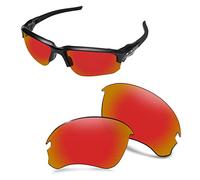 AOZAN Lenti di ricambio ANSI Z87.1 compatibili con gli occhiali da sole Oakley Flak Draft OO9364, Elettrico Crimson - Polarizzato, Taglia unica