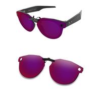 AOZAN Occhiali da sole polarizzati a clip per Oakley Meta HSTN OW8002 51 mm, antiriflesso e antigraffio, Notte Viola, Meta HSTN