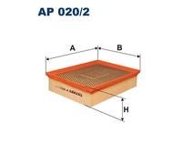 AP 020/2 FILTRON Filtro aria per OPEL,VAUXHALL