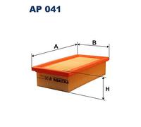 AP 041 FILTRON Filtro aria per ALFA ROMEO,FIAT,LANCIA