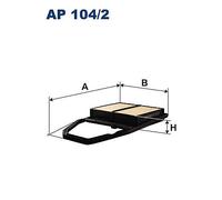 AP 104/2 FILTRON Filtro aria per HONDA